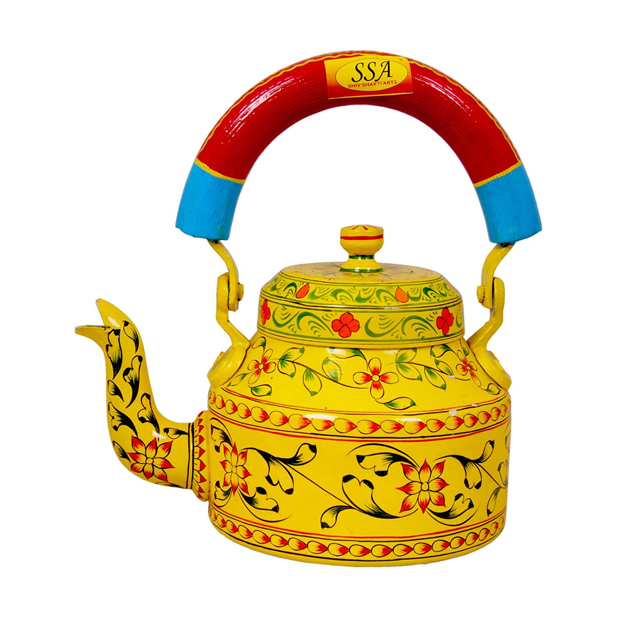 Pure Brass Designer Tea Pot / Ketali / Kettle, - Decorative Design - 4 –  SHIV SHAKTI ARTS