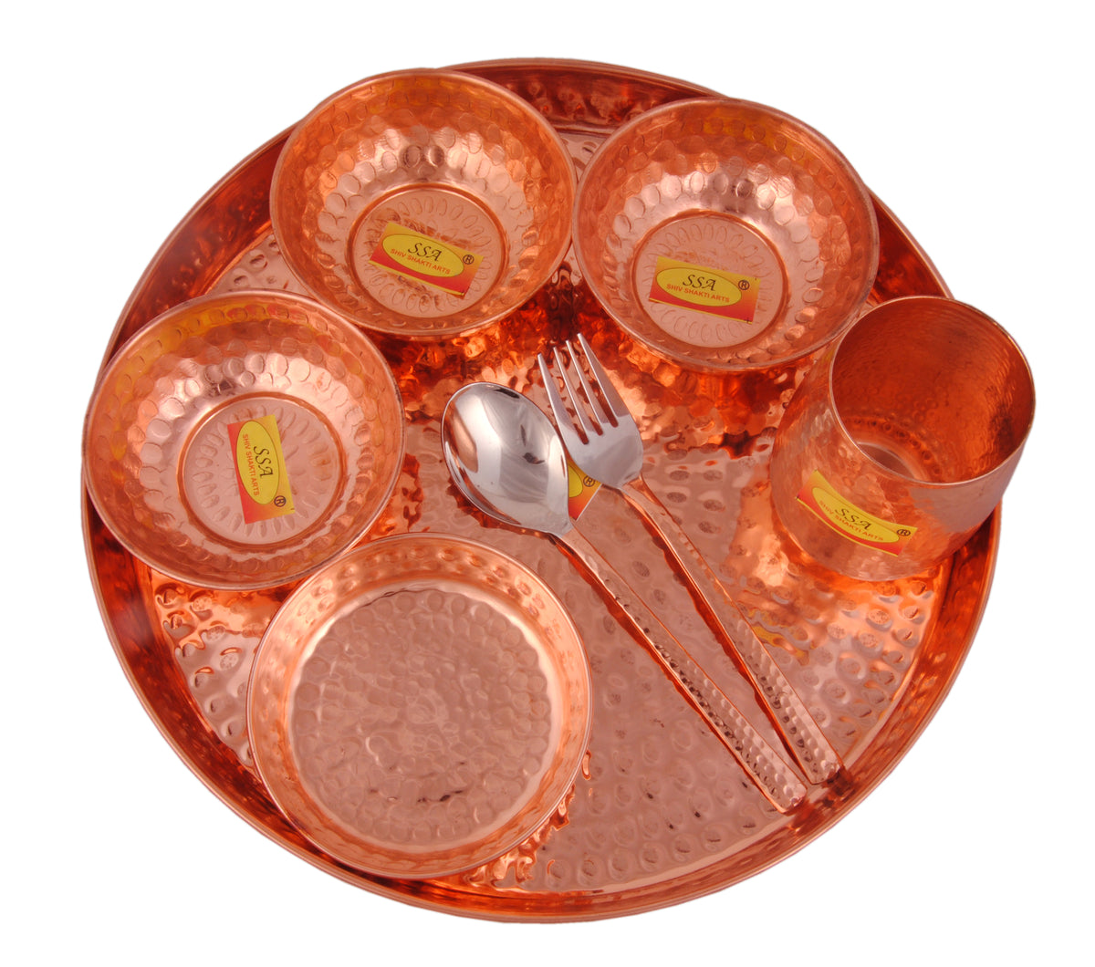 Copper dinner cheap set price