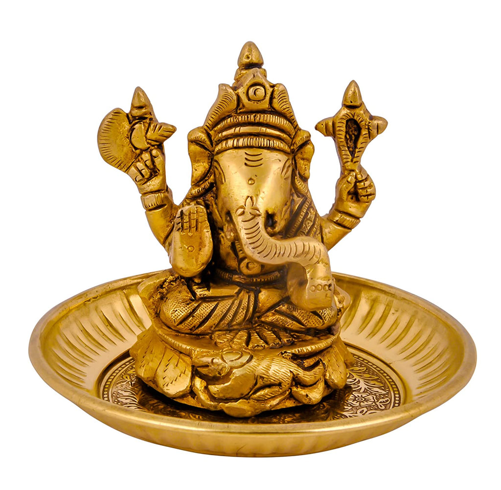 Pure Brass Lord Ganesha Ganpati Ji Idol Statue Siddhi Vinayak Murti pure-brass-lord-ganesha-ganpati-ji-idol-statue-siddhi-vinayak-murti