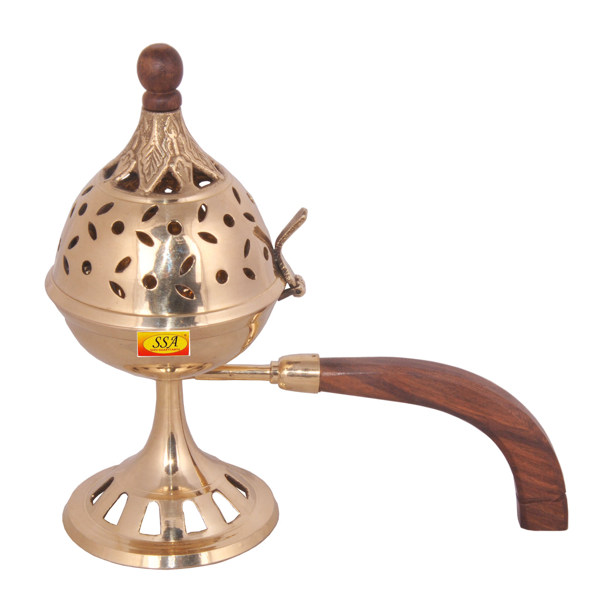 Brass Dhuna Loban |Brass Dhoop Dani with Lid| Incense Dhup Burner,Devd ...