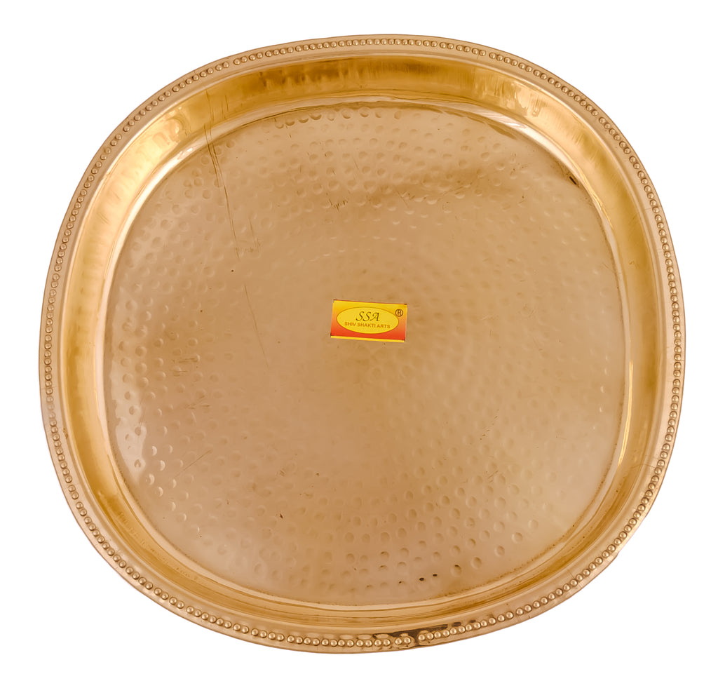 Brass tableware – Tagged Brass Dinner Thali/Set – SHIV SHAKTI