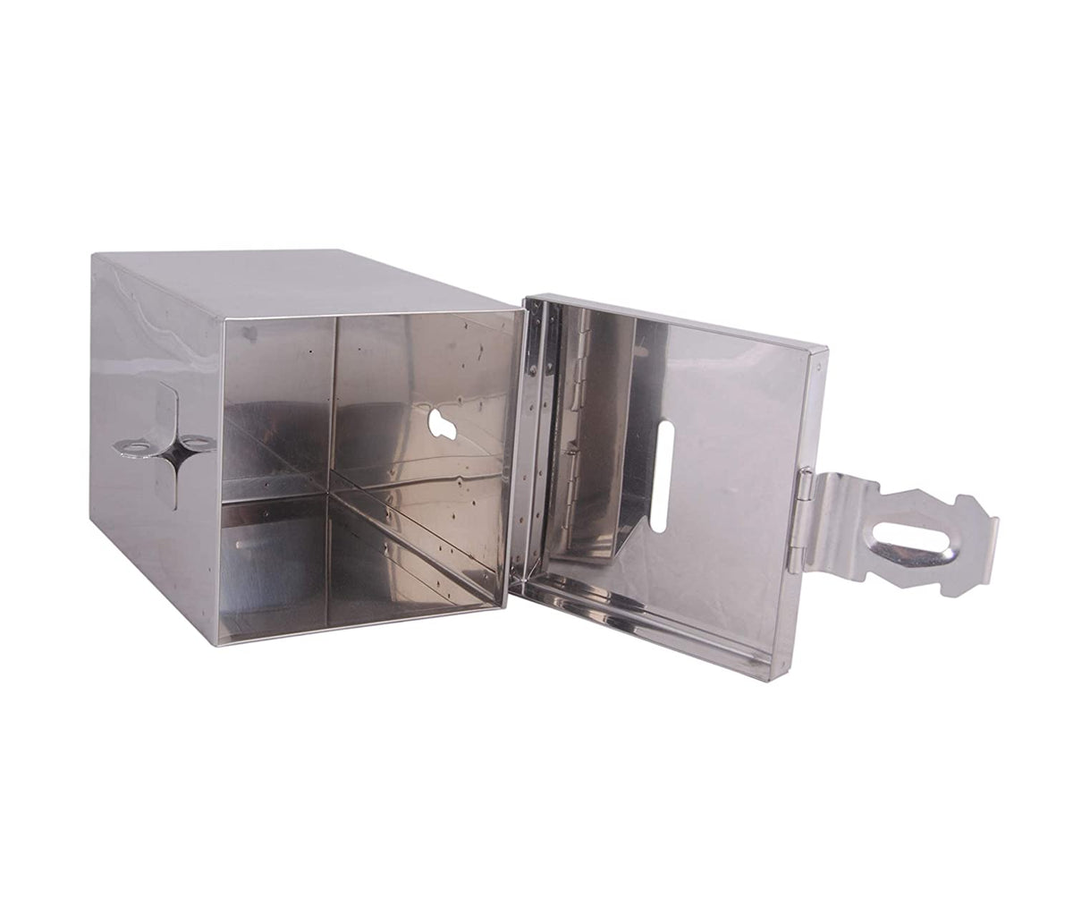 Stainless Steel Ractangular Shape Money Bank Piggy Banks Antique Coin ...