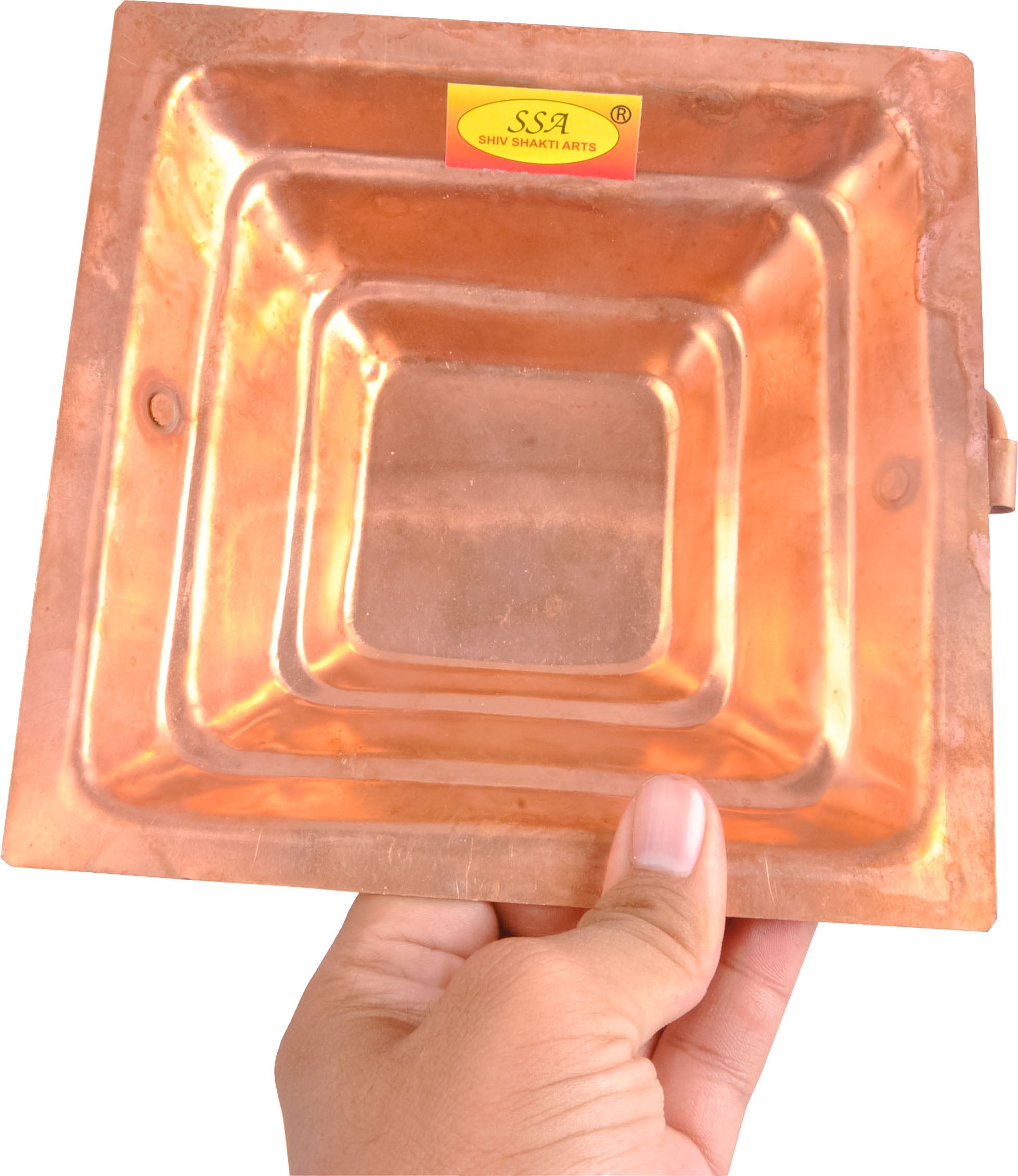 100% Pure Copper hawan Kund | Yagya Kund | Poojan Home - Temple, Ritua ...