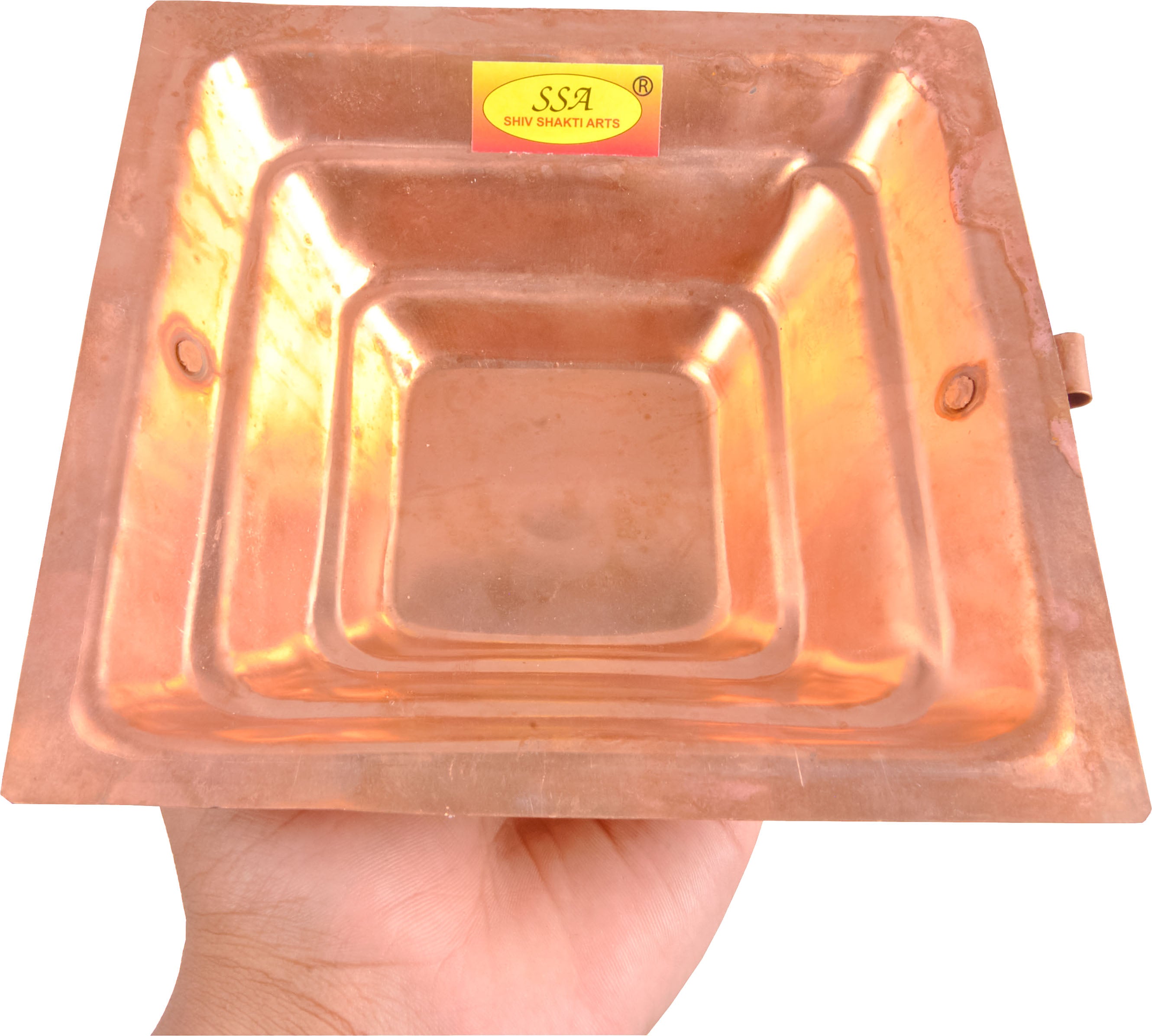 100% Pure Copper hawan Kund | Yagya Kund | Poojan Home - Temple, Ritua ...